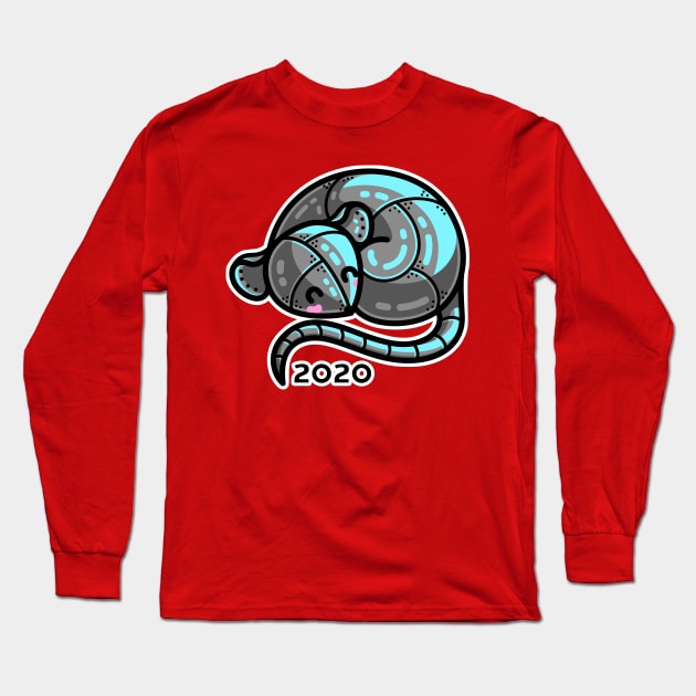 2020 Year of the Metal Rat Long Sleeve T-Shirt by freeves